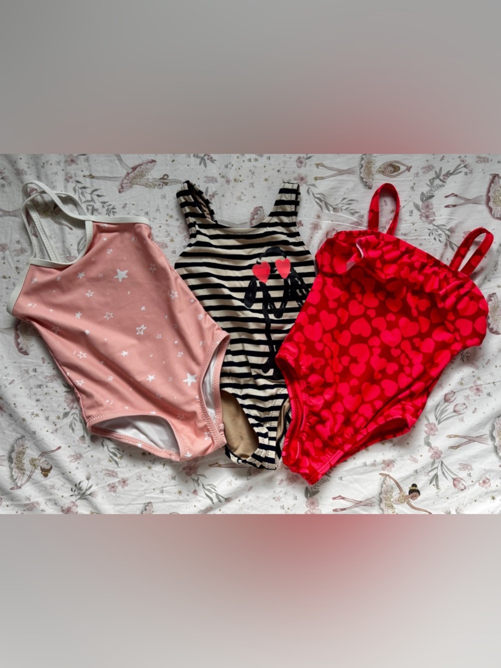 Girls 2T Designer Swimsuit Bundle – Pouf, Crewcuts, Gap | Preppy Summer Swim